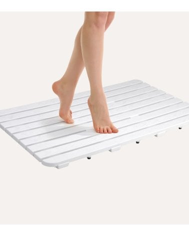 Alfombra de Ducha Estilo Tarima de Plástico