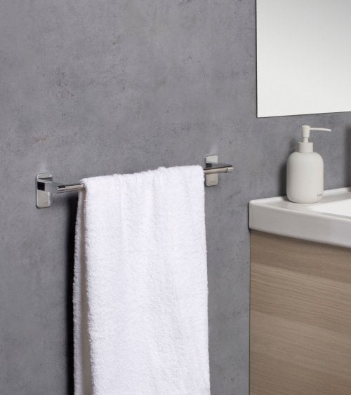 Toallero Slim Sin Taladro de Acero Inoxidable