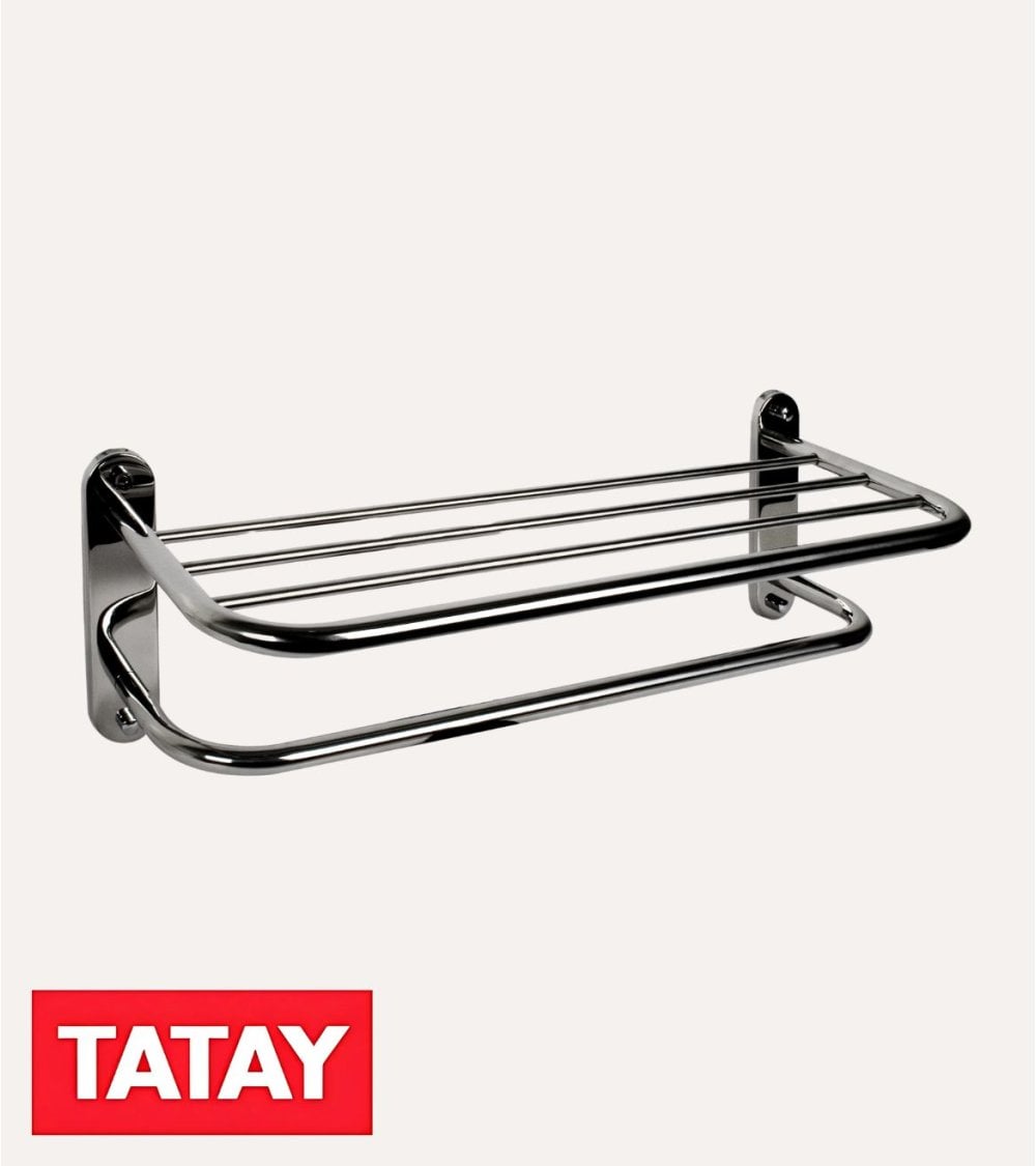 Toallero Mural de Acero Inoxidable y Aluminio