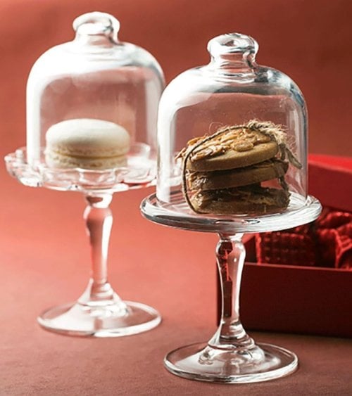 Tartera Mini Patisserie con Tapa de Vidrio