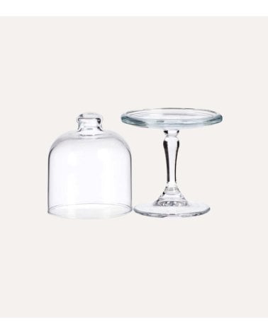 Tartera Mini Patisserie con Tapa de Vidrio