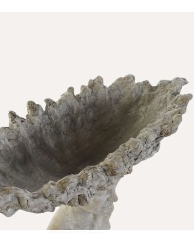 Busto Decorativo Siren de Efecto Piedra Desgastada