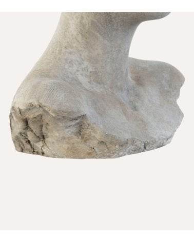 Busto Decorativo Siren de Efecto Piedra Desgastada