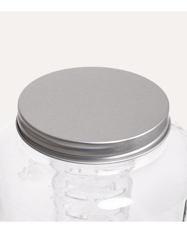 Jarra de Bebidas con Enfriador y Grifo de Cristal