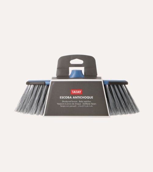 Escoba Antichoque de Plástico