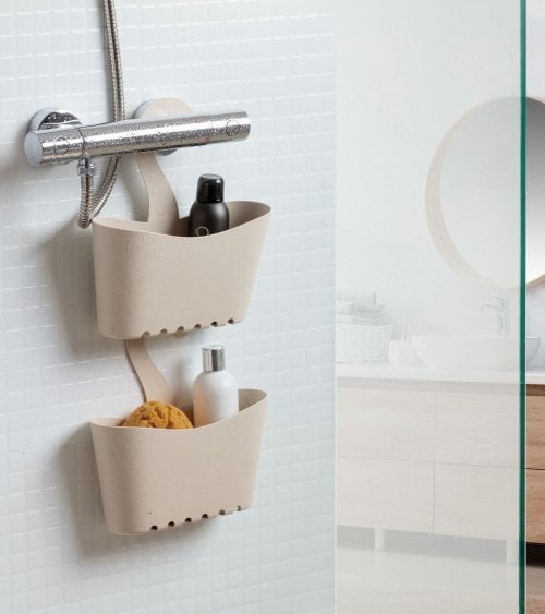 Estante para Ducha Standard Ecohome con Un Nivel de Plástico