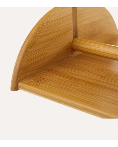 Servilletero con Barra de Bambú