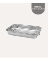 Bandeja de Horno Inox con Asas Abatibles