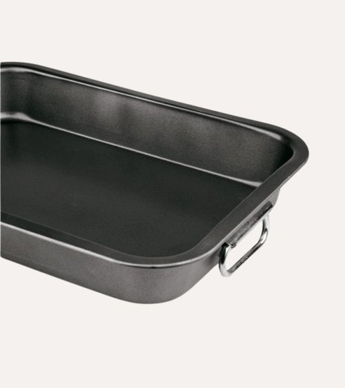 Bandeja Antiadherente con Asas Plegables
