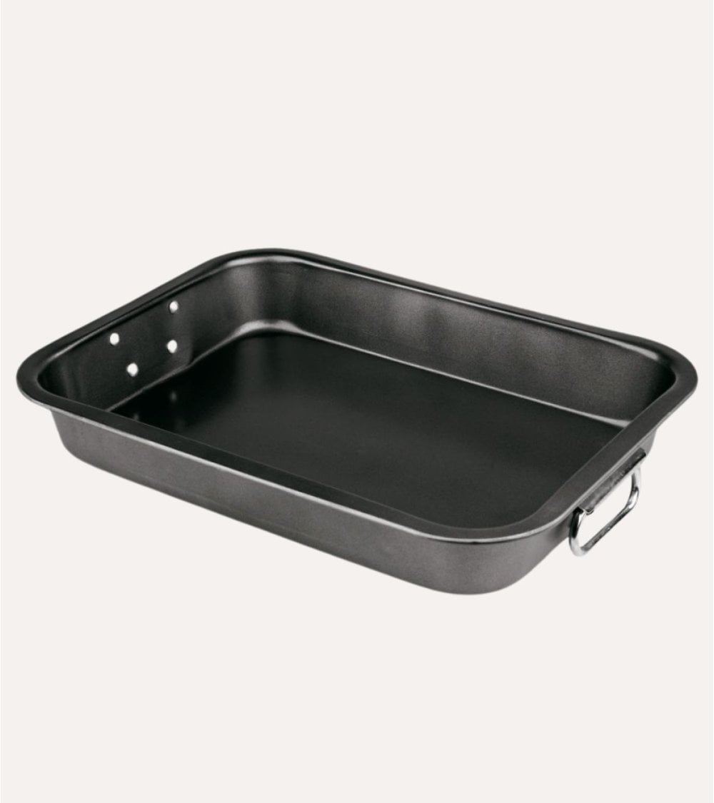 Bandeja Antiadherente con Asas Plegables