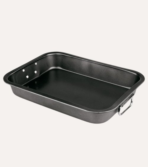 Bandeja Antiadherente con Asas Plegables