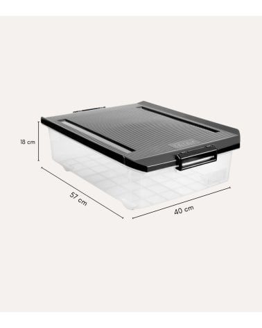 Caja de Ordenación para Debajo de la Cama de Plástico