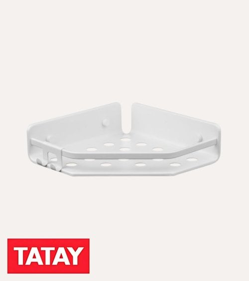 Estante Esquinero para Ducha Serenity de Aluminio