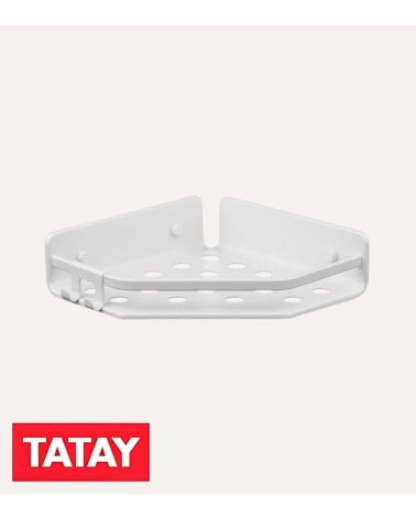 Estante Esquinero para Ducha Serenity de Aluminio