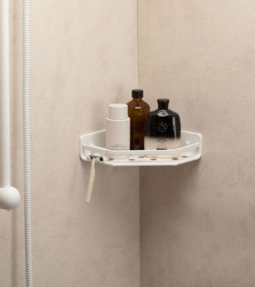 Estante Esquinero para Ducha Serenity de Aluminio