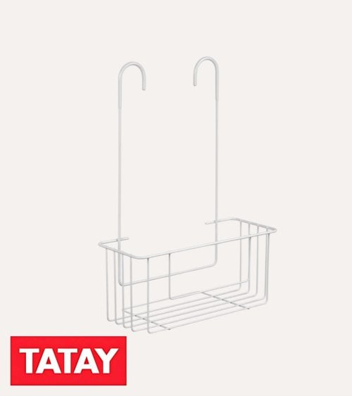 Estante para Ducha Air con Un Nivel de Acero Cromado