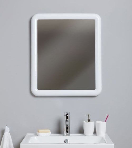 Espejo de Pared Rectángular de Plástico