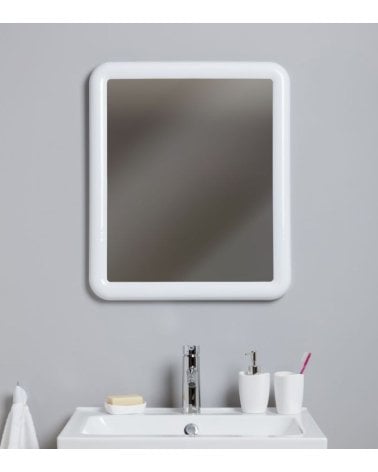 Espejo de Pared Rectángular de Plástico