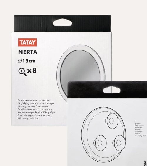 Espejo de Pared Nerta con Aumento