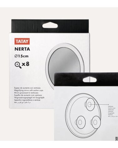 Espejo de Pared Nerta con Aumento
