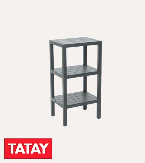 Estantería Rectangular 3 Alturas Lombok de Plástico