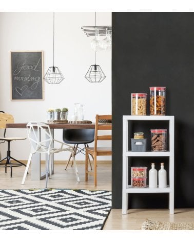 Estantería Rectangular 3 Alturas Lombok de Plástico