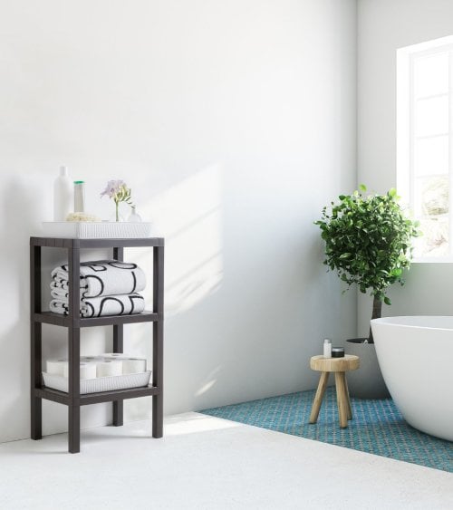 Estantería Rectangular 3 Alturas Lombok de Plástico