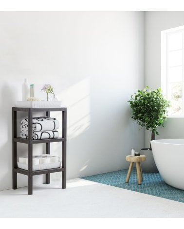 Estantería Rectangular 3 Alturas Lombok de Plástico