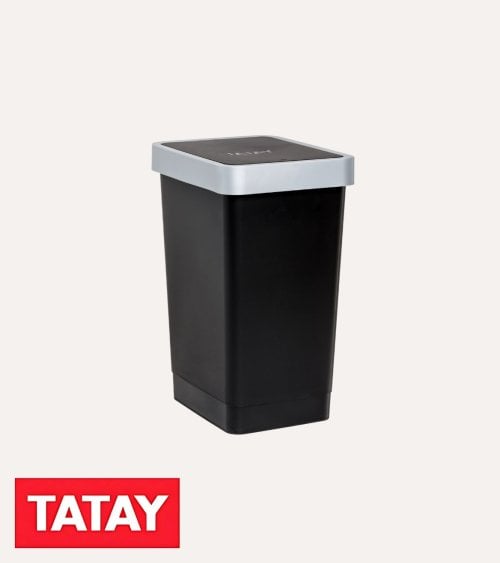 Cubo de Tapa Basculante Smart de Plástico