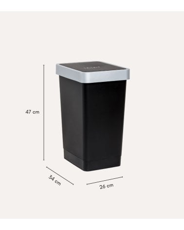 Cubo de Tapa Basculante Smart de Plástico