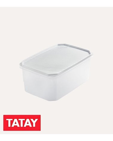 Fiambrera Rectangular Alta Top Flex de Plástico