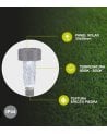 Pincho de Luz para Jardín Efecto Piedra