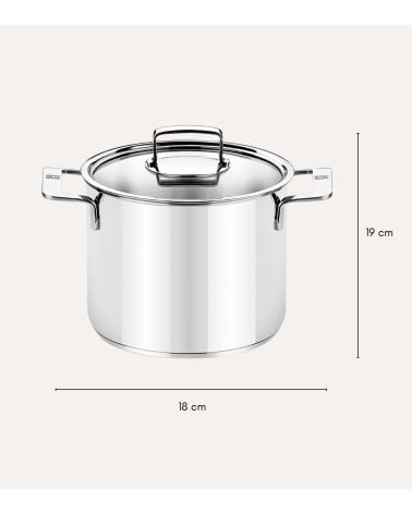 Olla con Tapa Signature de Acero Inoxidable