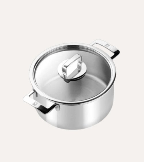 Olla con Tapa Signature de Acero Inoxidable