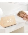 Reloj Despertador Digital de Efecto Madera