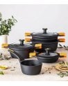 Batería de Cocina de 5 Piezas Efficient de Aluminio Fundido