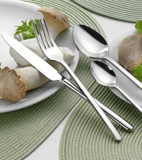Set de 24 Cubiertos Verona de Acero Inoxidable