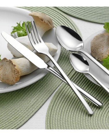 Set de 24 Cubiertos Verona de Acero Inoxidable