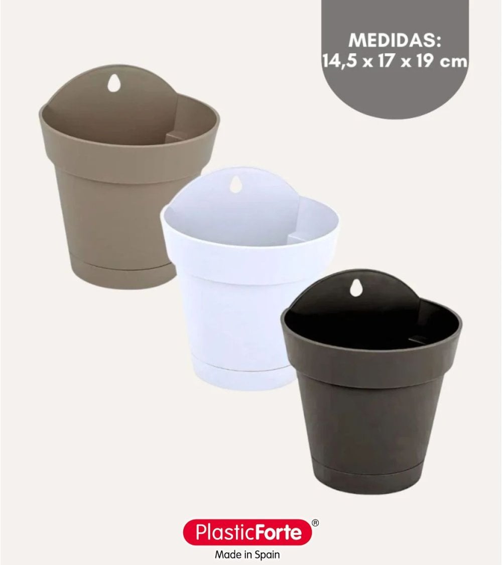 Maceta para Pared Areca de Plástico