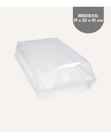 Caja para Zapatos Transpirable de Plástico