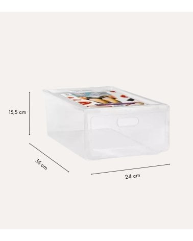 Zapatero Apilable Natural de Plástico