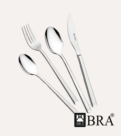 Set de 24 Cubiertos Verona de Acero Inoxidable