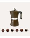 Cafetera Italiana Induction New Cream de Aluminio