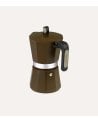 Cafetera Italiana Induction New Cream de Aluminio