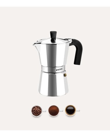 Cafetera Italiana Vitro Express de Aluminio