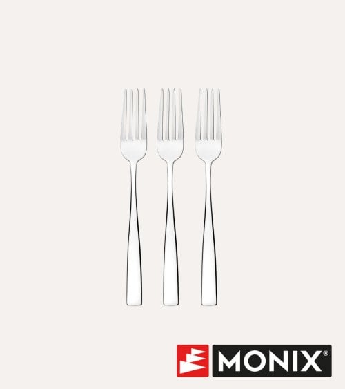 Set de 3 Tenedores de Mesa de Acero Inoxidable