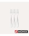 Set de 3 Tenedores de Mesa de Acero Inoxidable