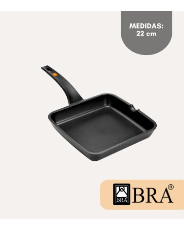 Sartén Grill Antiadherente Efficient de Aluminio Fundido