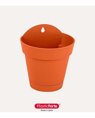 Maceta para Pared de Plástico Areca Terracota