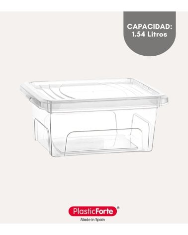Caja Transparente para Almacenamiento Box Easy